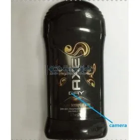 1080P HD Spy Camera Axe Men Deodorant Stick Bottle Bathroom Hidden Camera