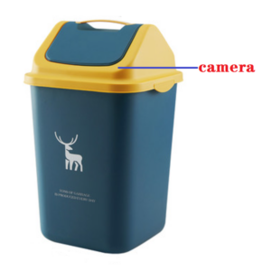 Trash Can Hidden camera 4K DH Camera