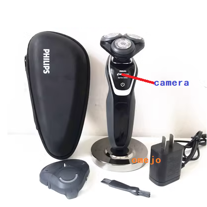 PHILIPS 4K WIFI HIDDEN SHAVER CAMERA 128GB