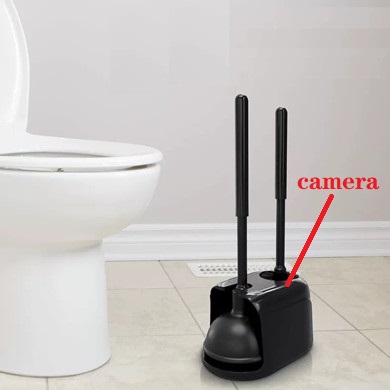 WiFi Hidden Camera – 4K Toilet Brush Style, Supports 128GB Storage
